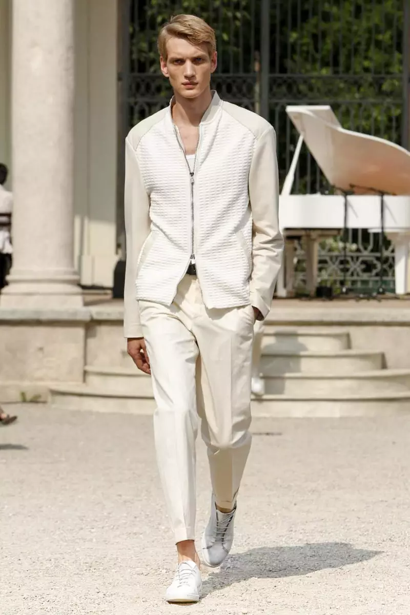 Corneliani, moda masculina, primavera verão de 2015, desfile de moda em Milão