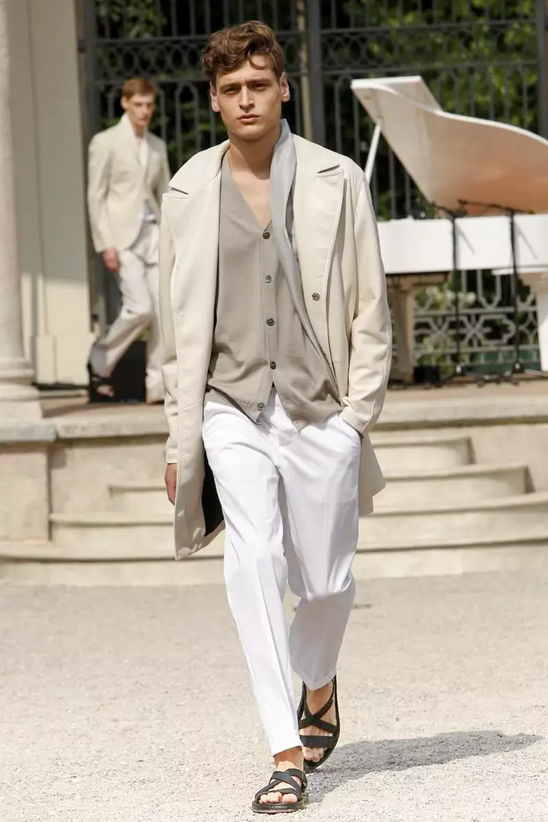 Corneliani, Menswear, Spring Summer, 2015, Fashion Show yn Milaan