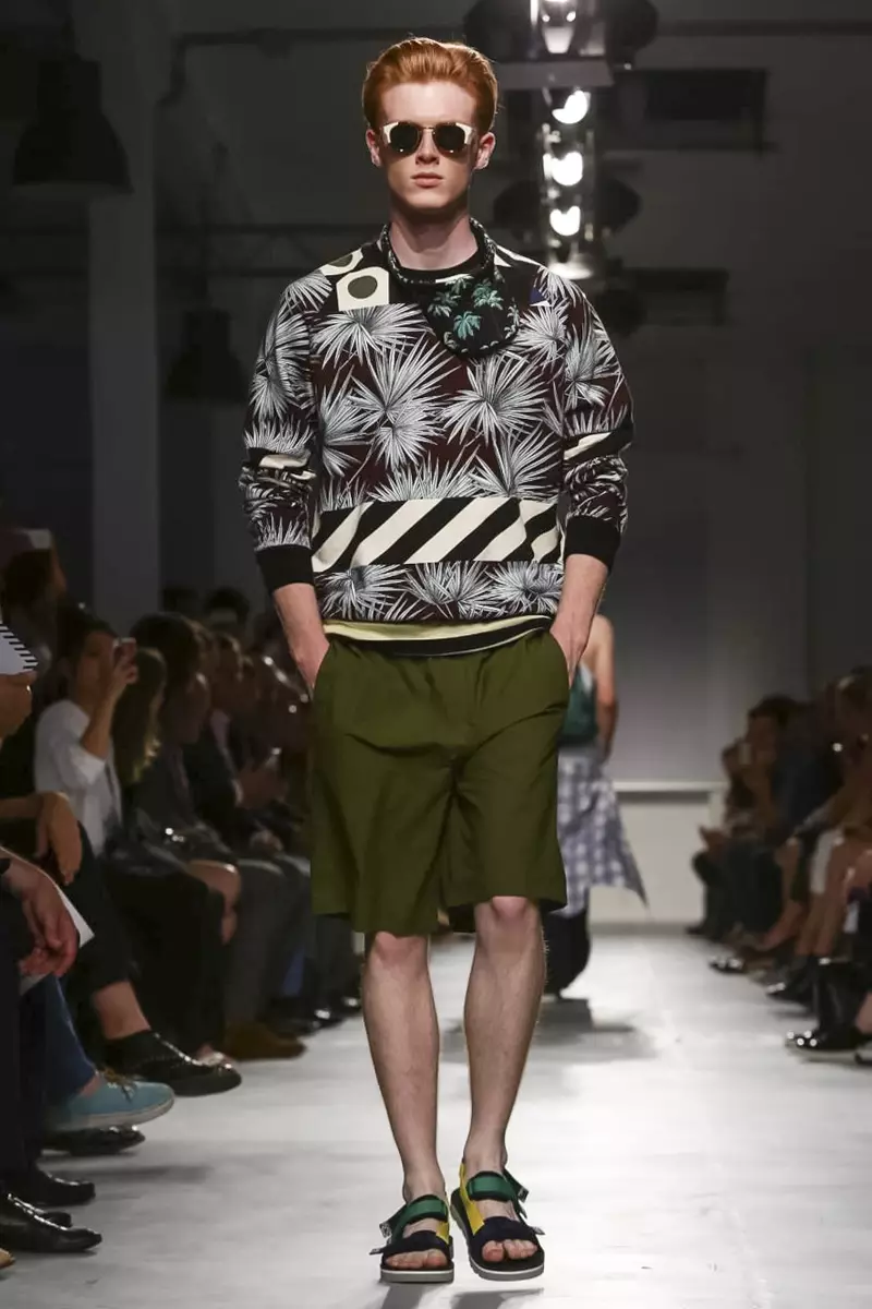 MSGM Menswear Collection Summer 2015 Milan