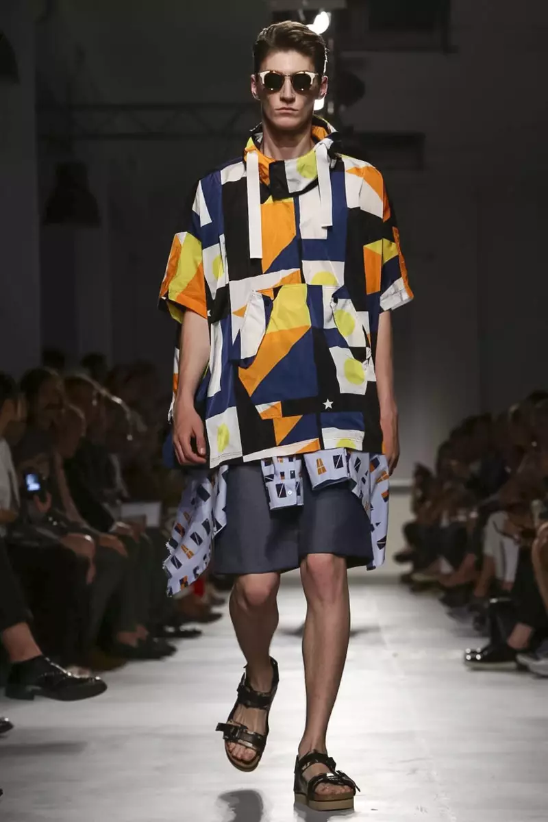 MSGM 남성복 컬렉션 2015 봄/여름 밀라노