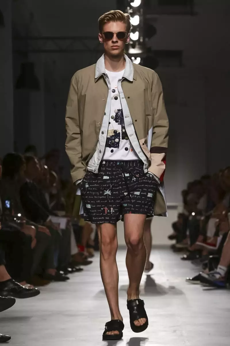 MSGM Tarin Tufafin Maza na bazara 2015 a Milan