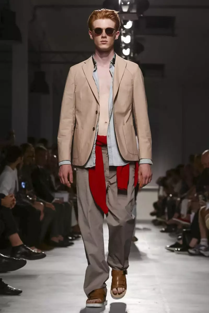 I-MSGM Menswear Collection eNtwasahlobo yaseHlobo yowama-2015 eMilan