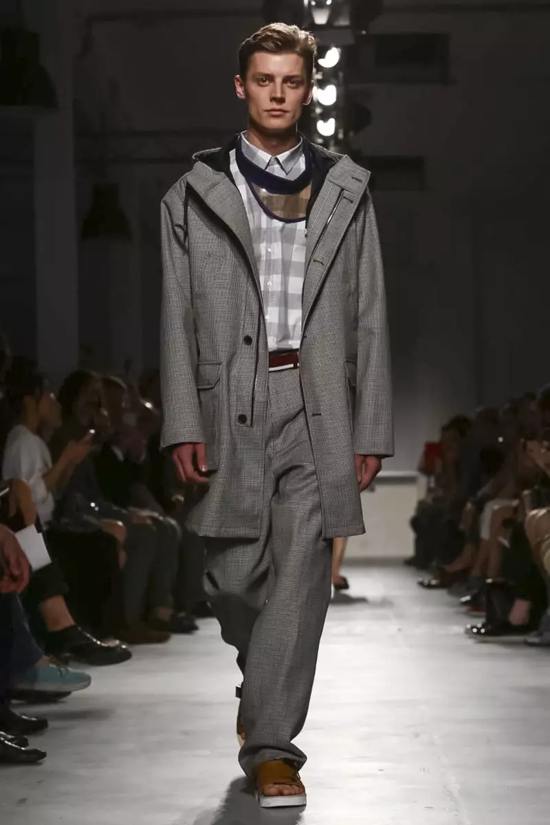 MSGM Menswear Kollektioun Fréijoer Summer 2015 zu Mailand