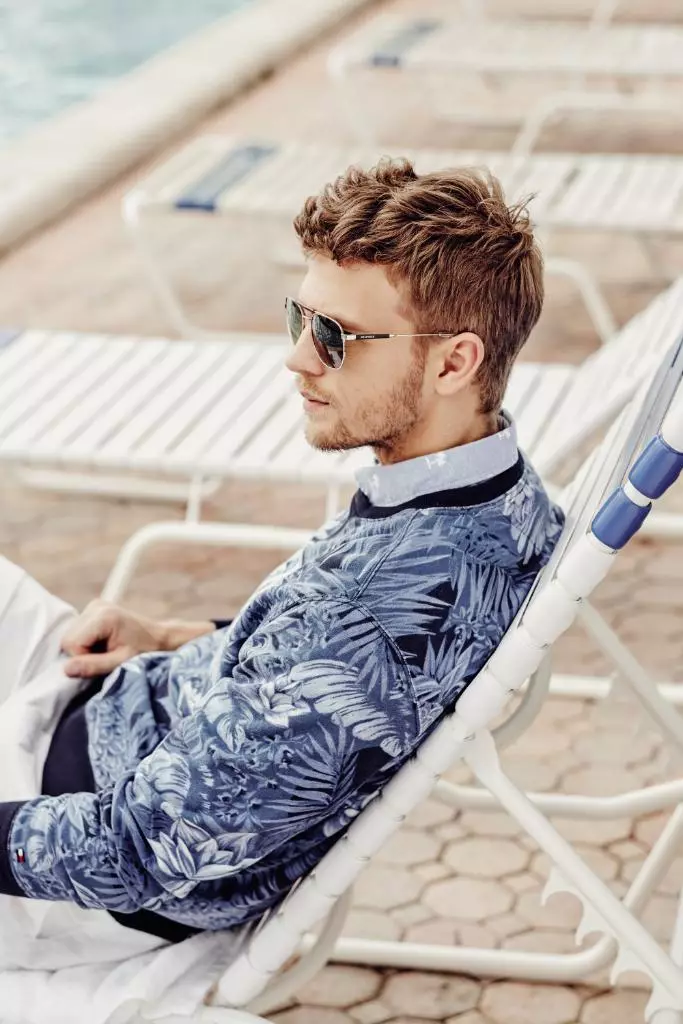 Tommy Hilfiger Meet Me at the Pool mit Neuankömmlingen für den Men's Look 2015.