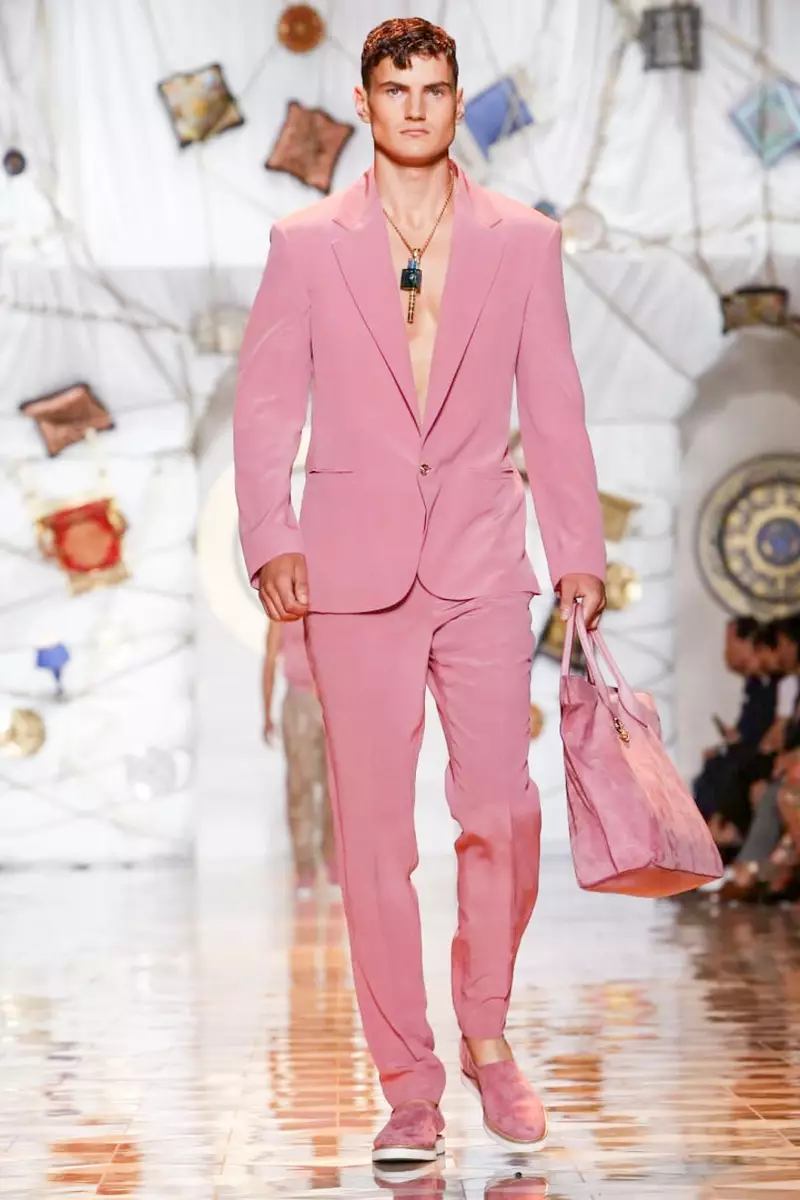 Versace, Menswear, Spring Summer, 2015, Fashion Show in Milan