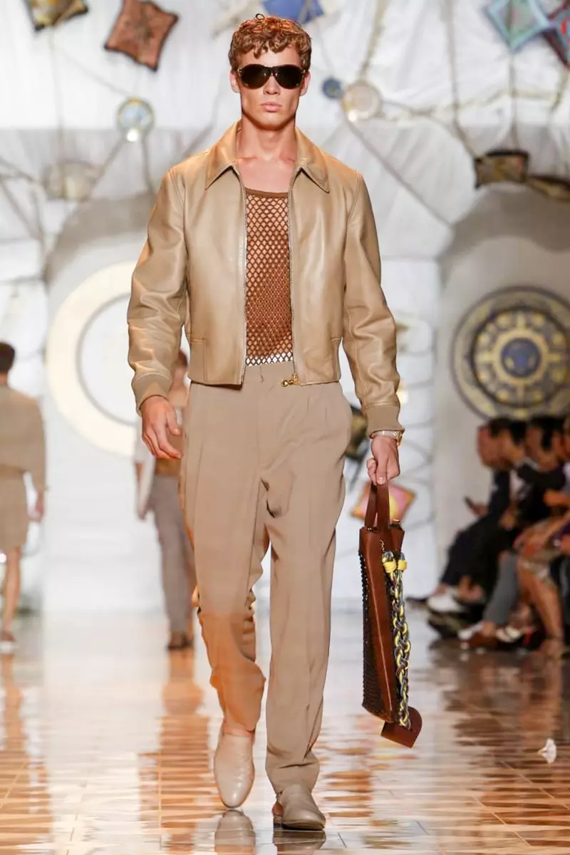 Versace, Menswear, Spring Summer, 2015, Fashion Show in Milan