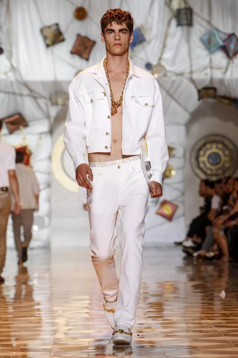 Versace, Pakaian Lelaki, Musim Bunga Musim Bunga, 2015, Pertunjukan Fesyen di Milan