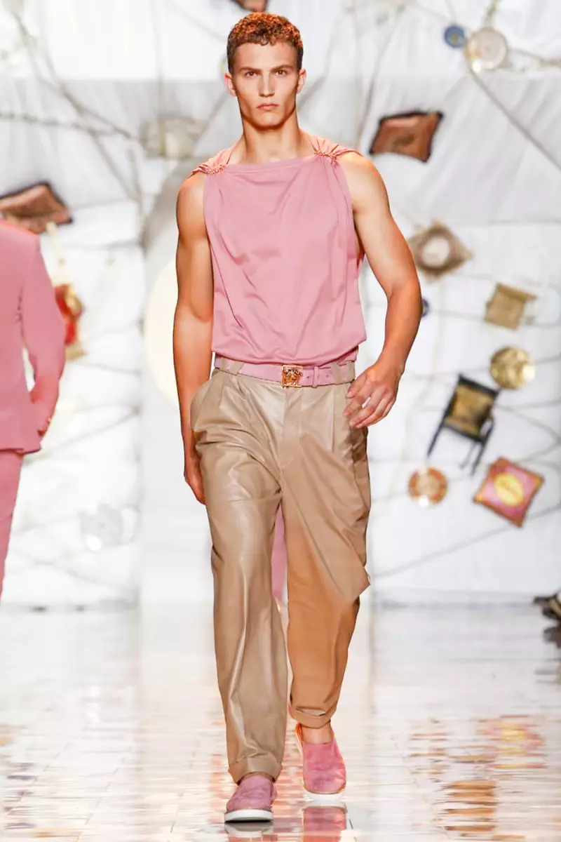 Versace, Menswear, Spring Summer, 2015, Fashion Show in Milan