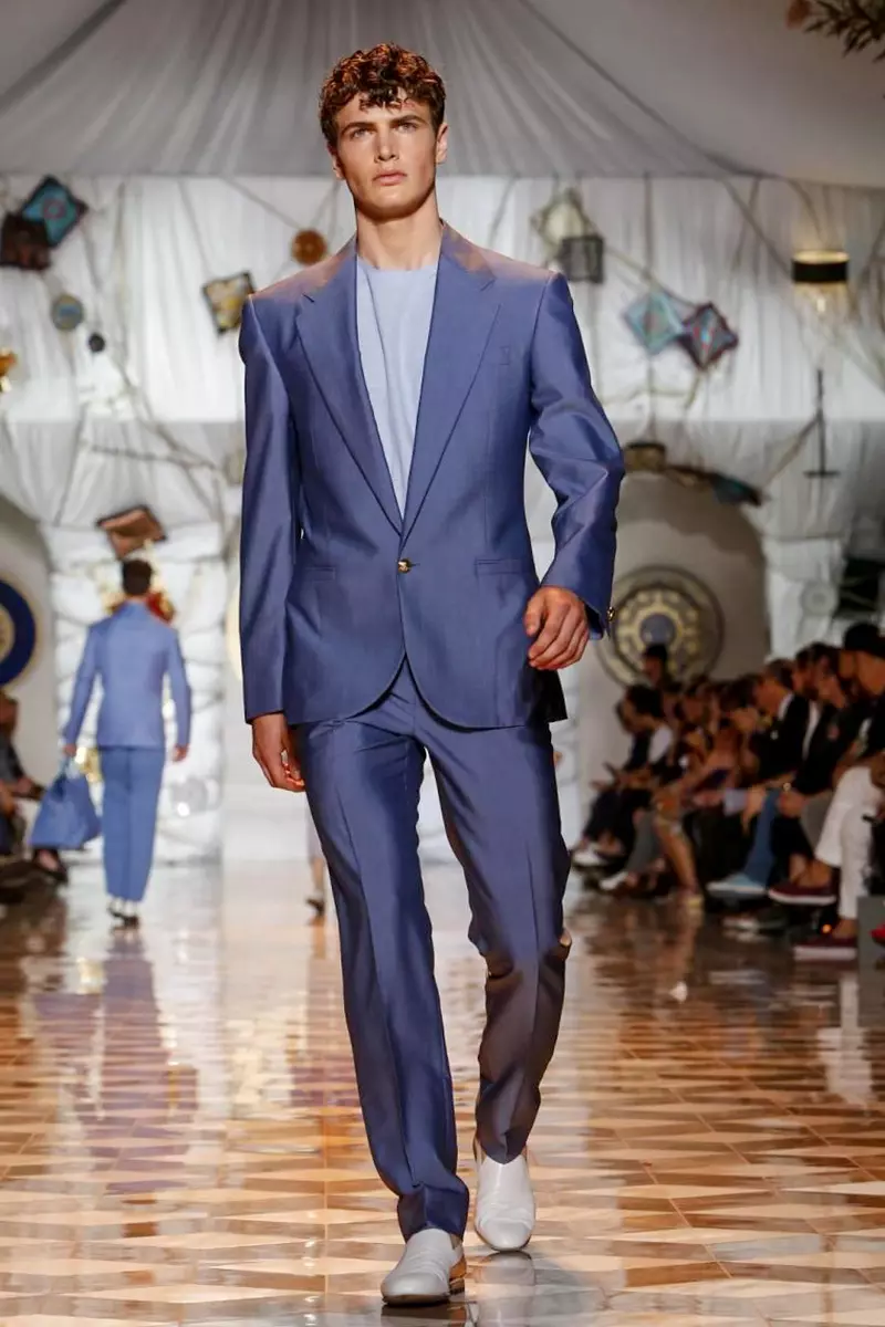 Versace, Menswear, Spring Summer, 2015, แฟชั่นโชว์ในมิลาน