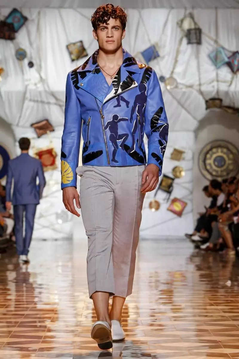 Versace, Menswear, Spring Summer, 2015, Fashion Show nan Milan