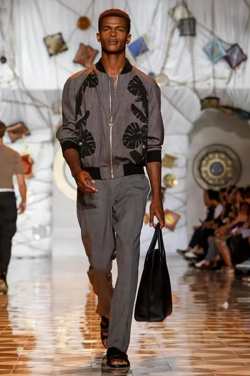 Versace, Menswear, Spring Summer, 2015, Fashion Show la Milano