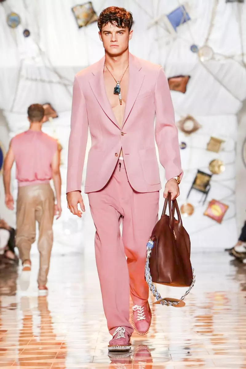 Versace, Menswear, Spring Summer, 2015, แฟชั่นโชว์ในมิลาน