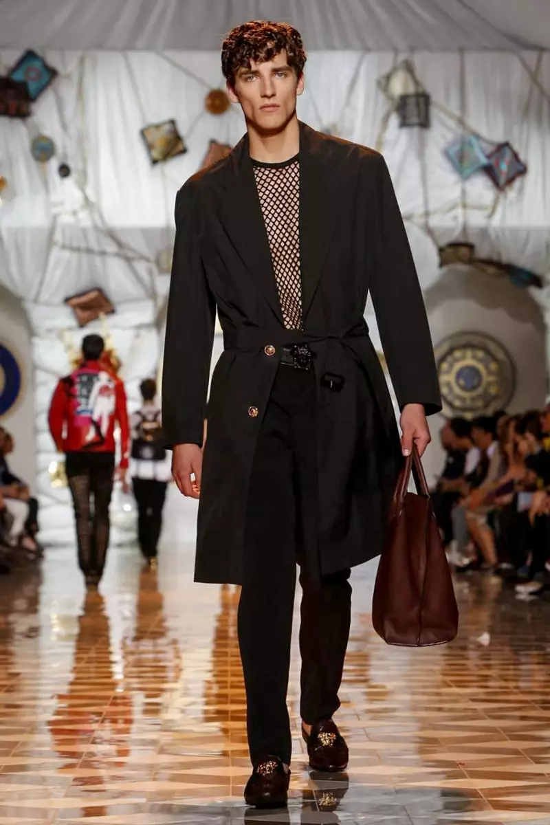 Versace, Menswear, Spring Summer, 2015, Maonyesho ya Mitindo huko Milan