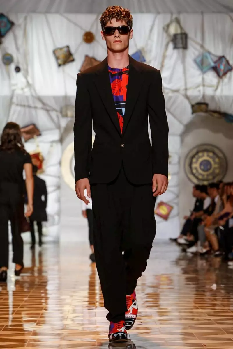 Versace, Moda masculina, Primavera Verán, 2015, Desfile de Moda en Milán