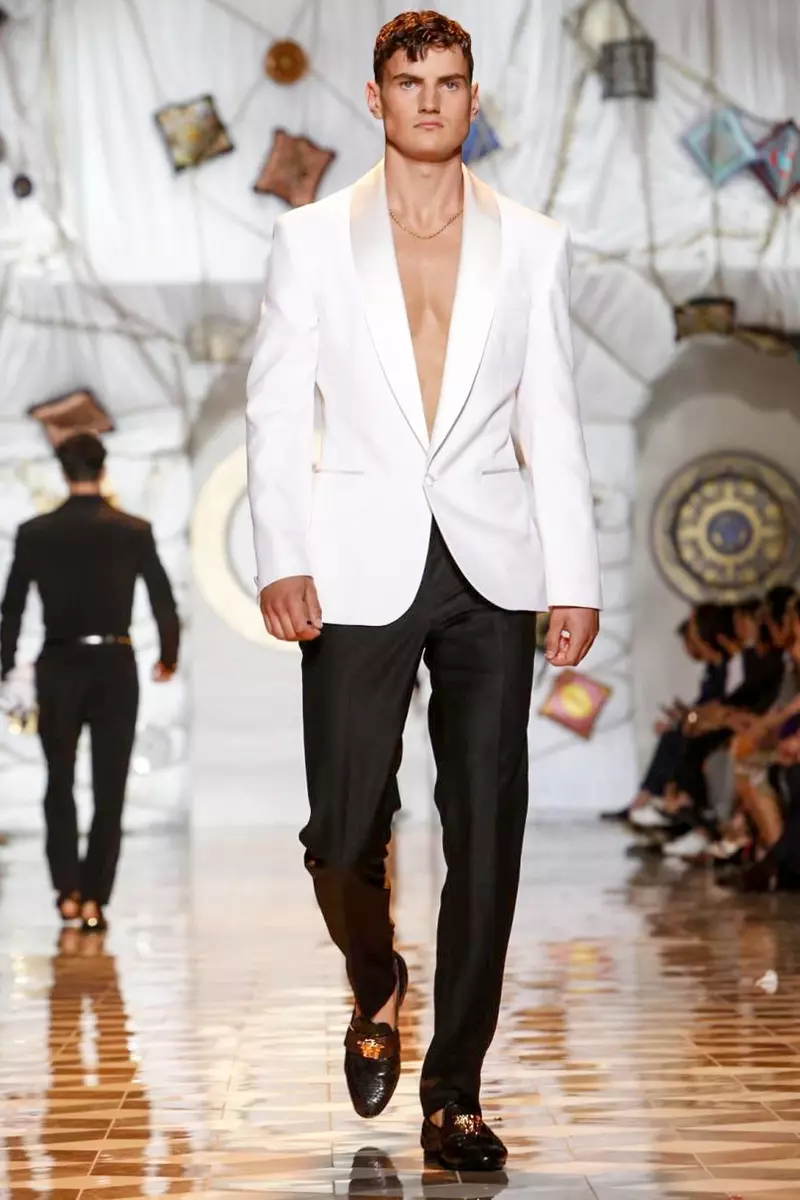 Versace, Herrkläder, Vårsommar, 2015, Modevisning i Milano