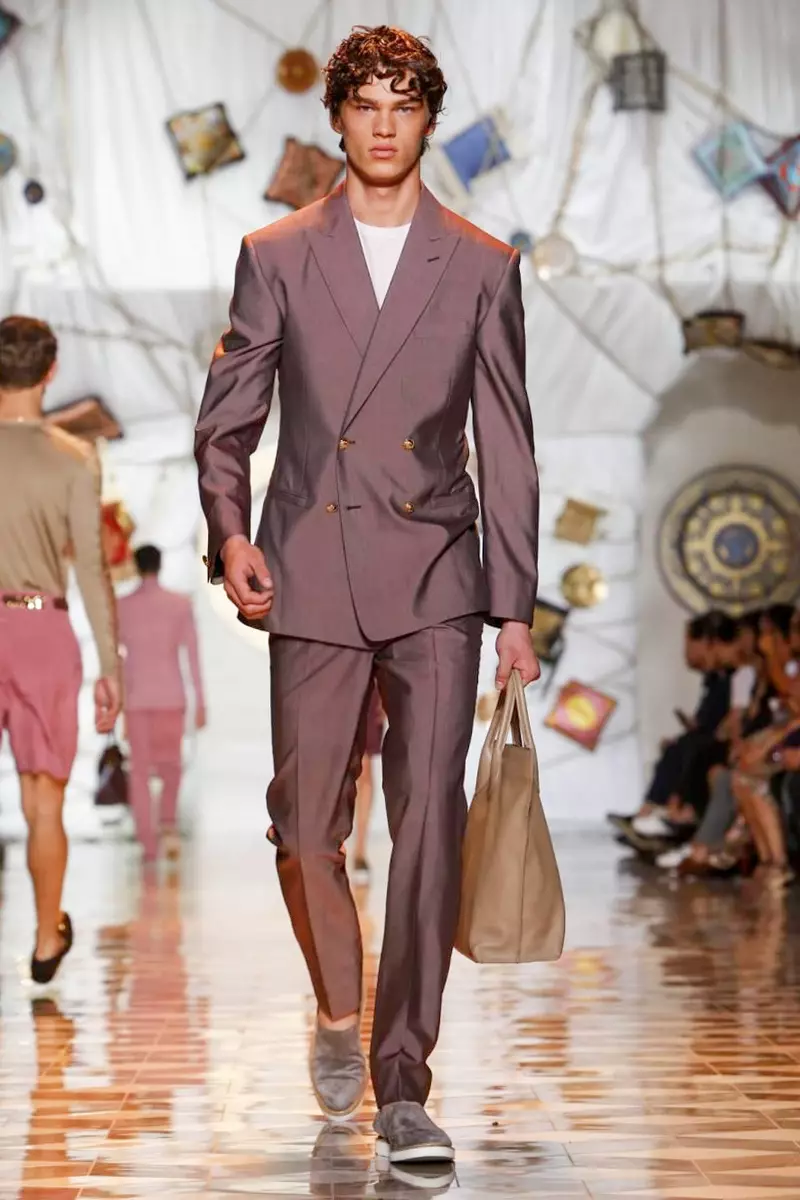 Versace, Menswear, Spring Summer, 2015, Maonyesho ya Mitindo huko Milan