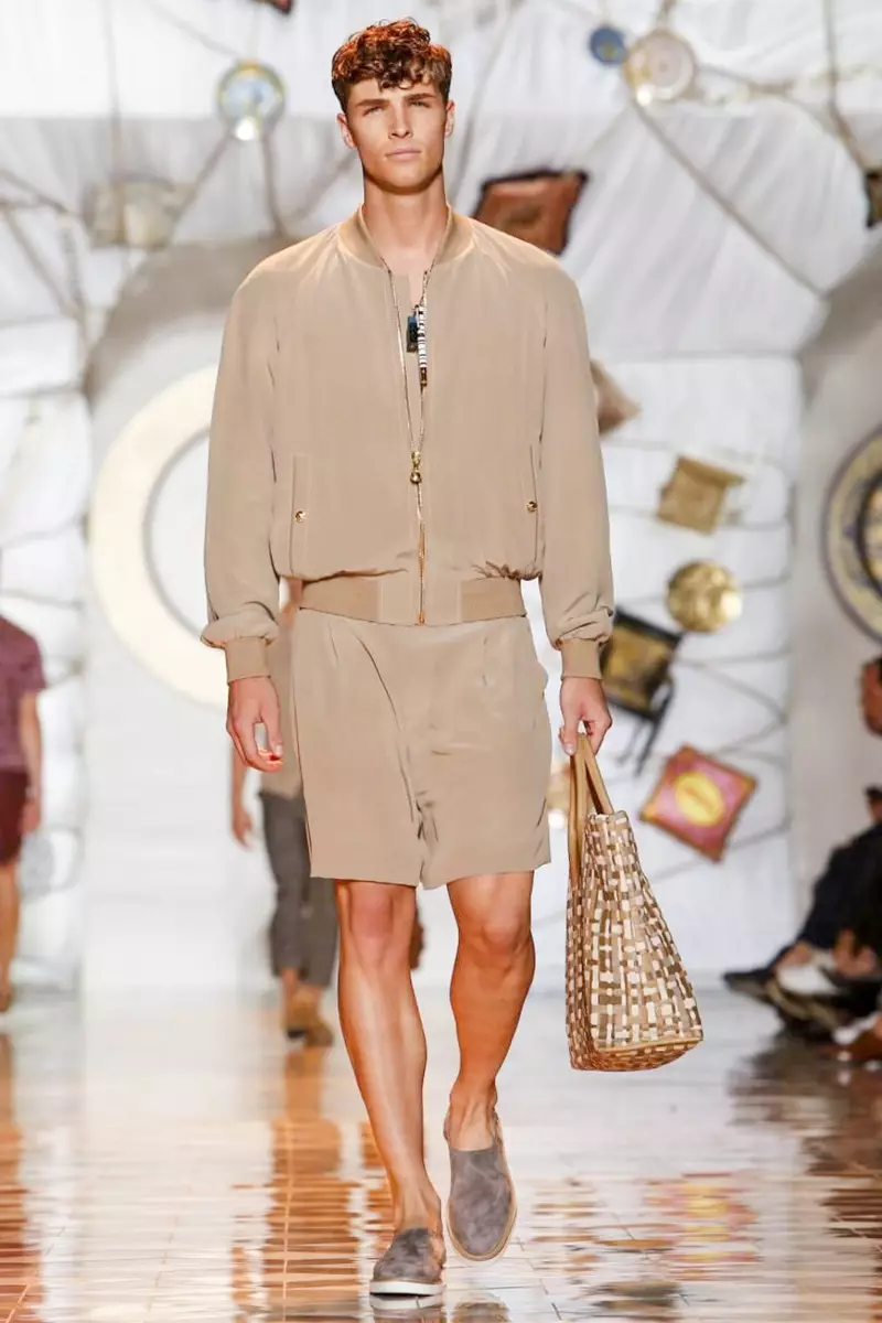 Versace, Menswear, Spring Summer, 2015, Fashion Show in Milan