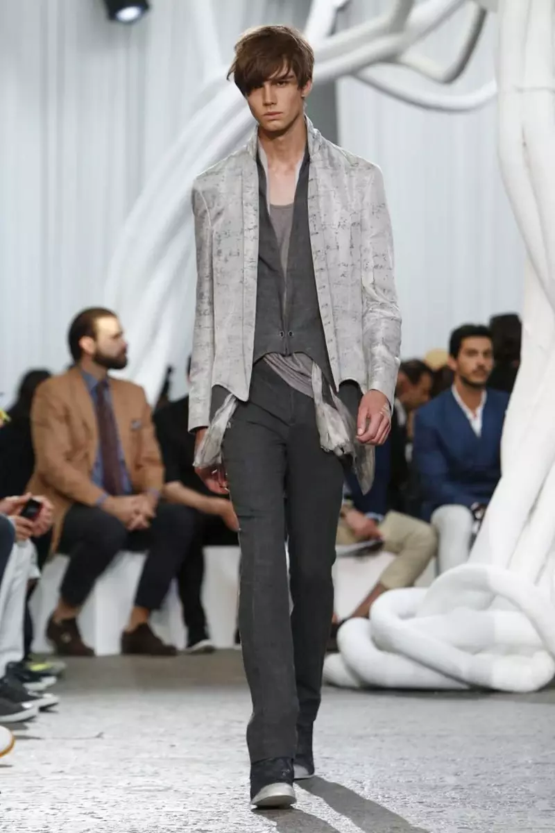 John Varvatos, Menswear, Spring Summer, 2015, Fashion Show នៅ Milan