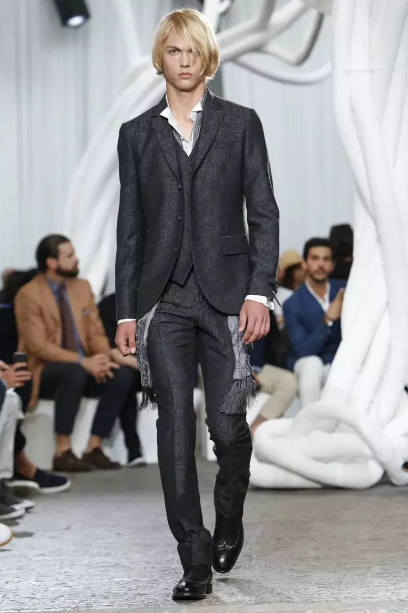 John Varvatos, Menswear, Spring Summer, 2015, Fashion Show នៅ Milan