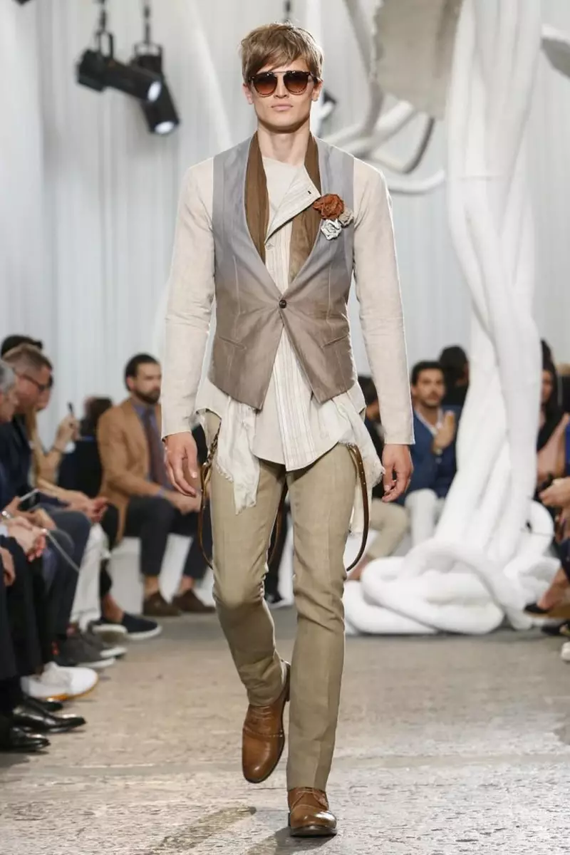 John Varvatos, Imyenda ya Mens, Impeshyi, 2015, Imyambarire muri Milan