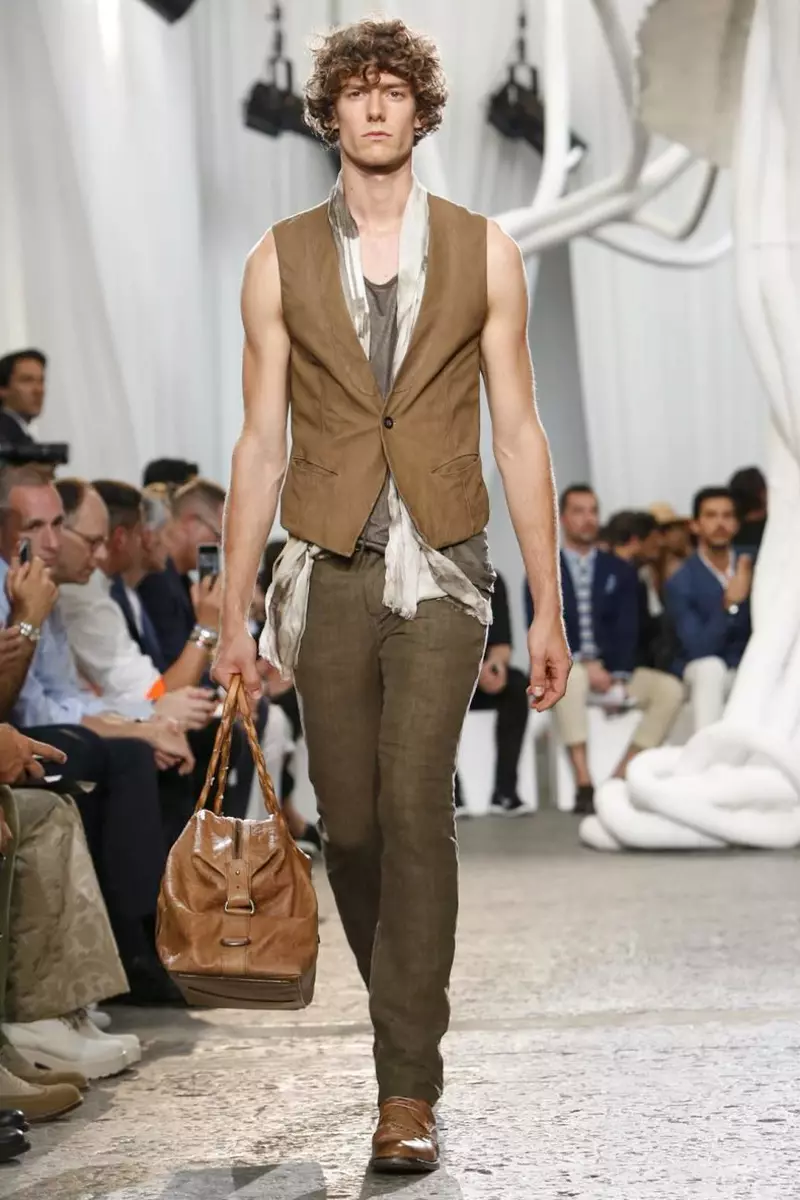 John Varvatos, Menswear, Spring Summer, 2015, แฟชั่นโชว์ในมิลาน