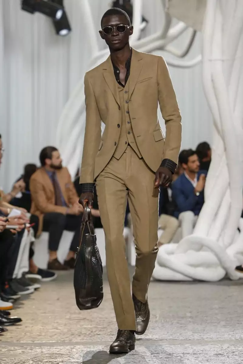 John Varvatos, Damit ng Lalaki, Tag-init ng Tagsibol, 2015, Fashion Show sa Milan