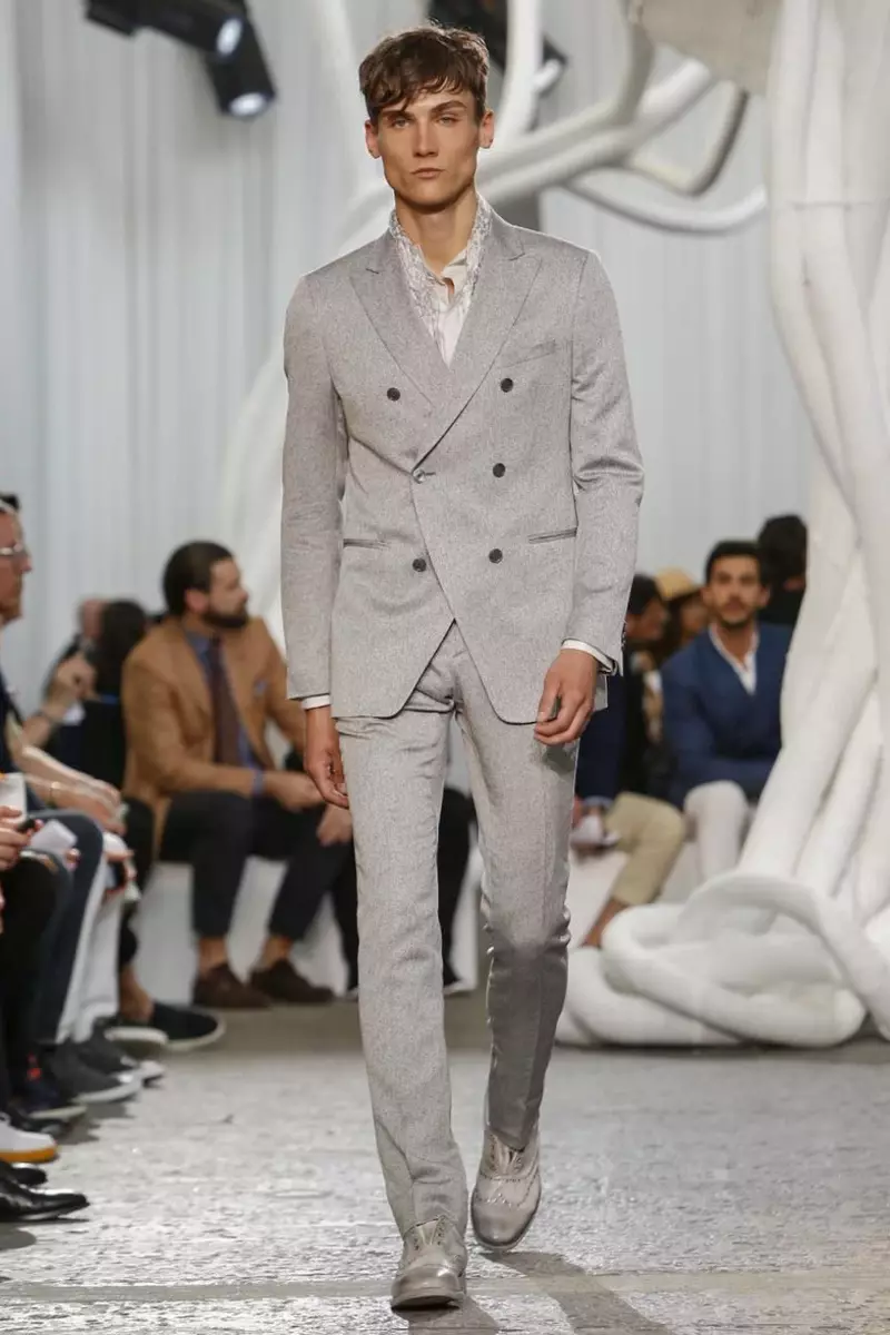 John Varvatos, Menswear, Spring Summer, 2015, Fashion Show នៅ Milan