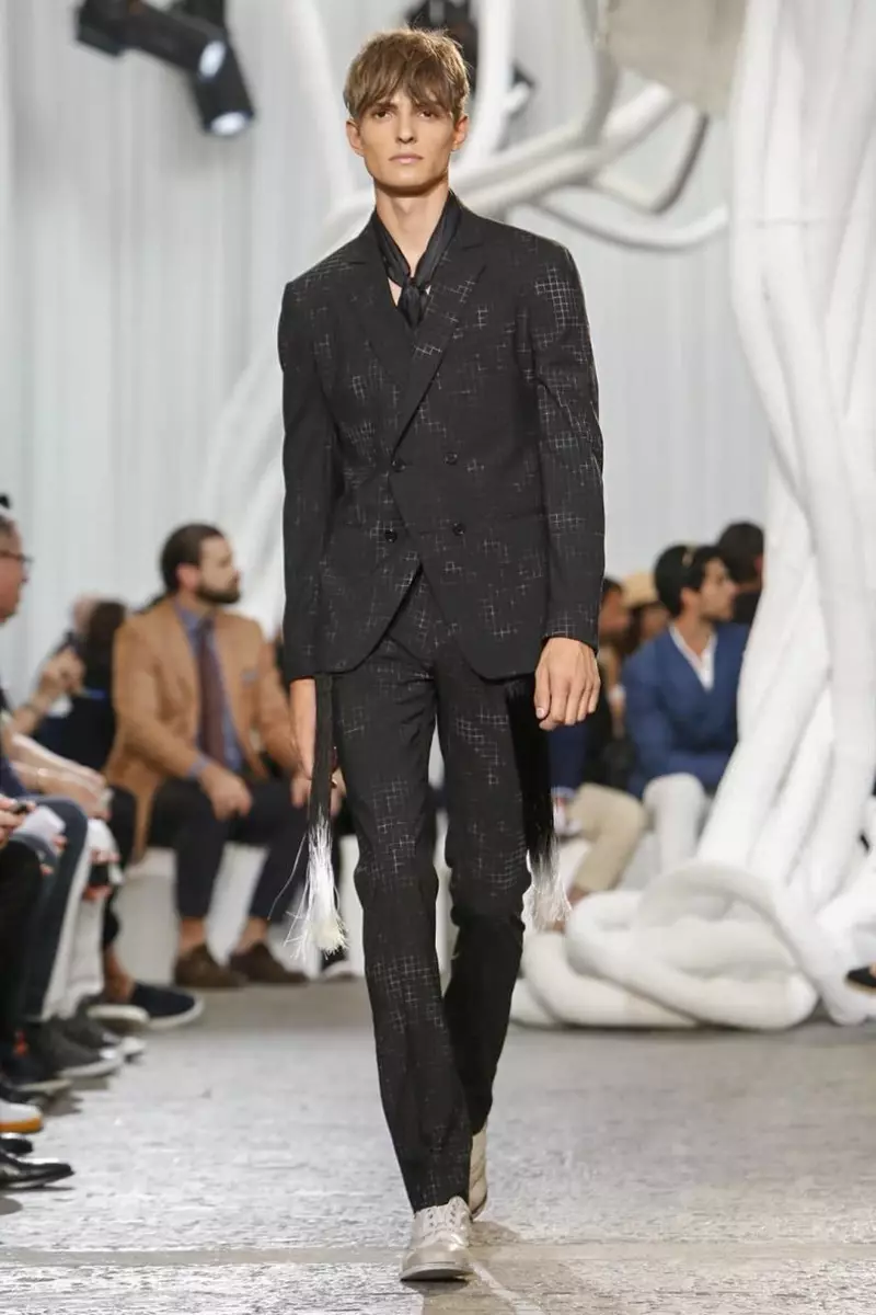 John Varvatos, Menswear, Spring Summer, 2015, Fashion Show នៅ Milan