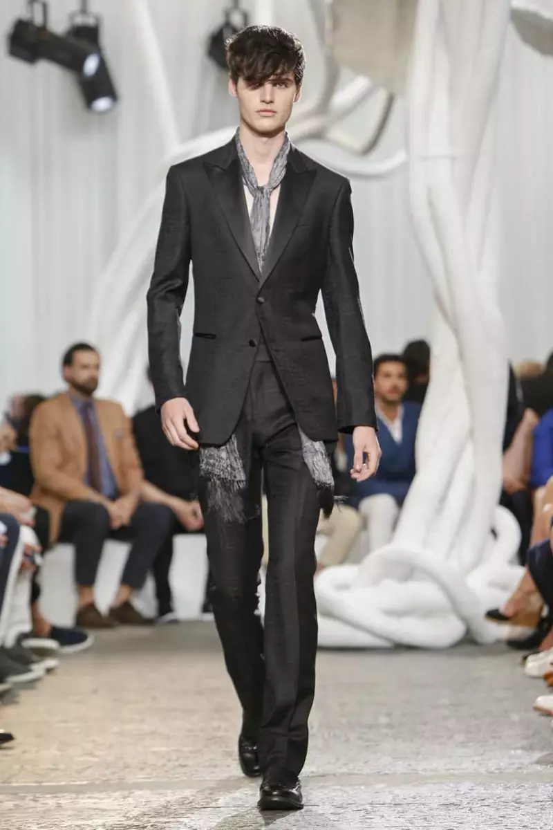 John Varvatos, roba masculina, primavera estiu, 2015, desfilada de moda a Milà