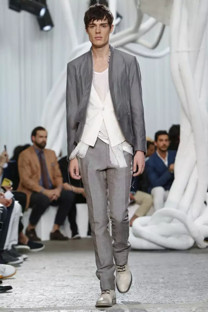 John Varvatos, Menswear, Spring Summer, 2015, Fashion Show នៅ Milan