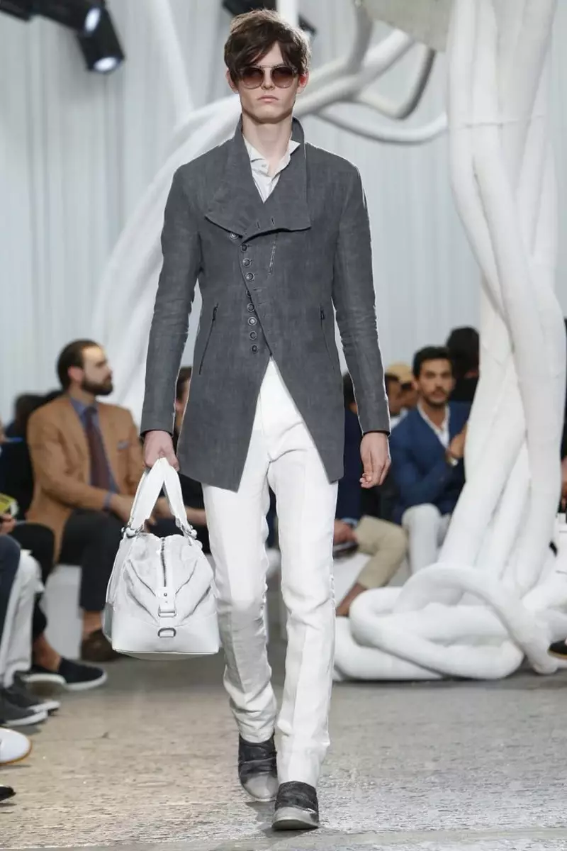 John Varvatos, Imyenda ya Mens, Impeshyi, 2015, Imyambarire muri Milan