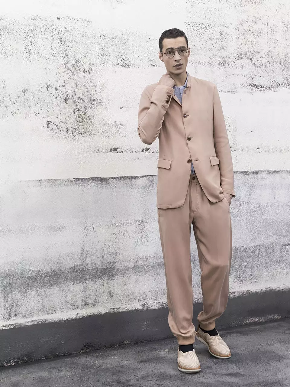 Popularni model Adrien Sahores za Giorgio Armani muški lookbook SS19 94871_7