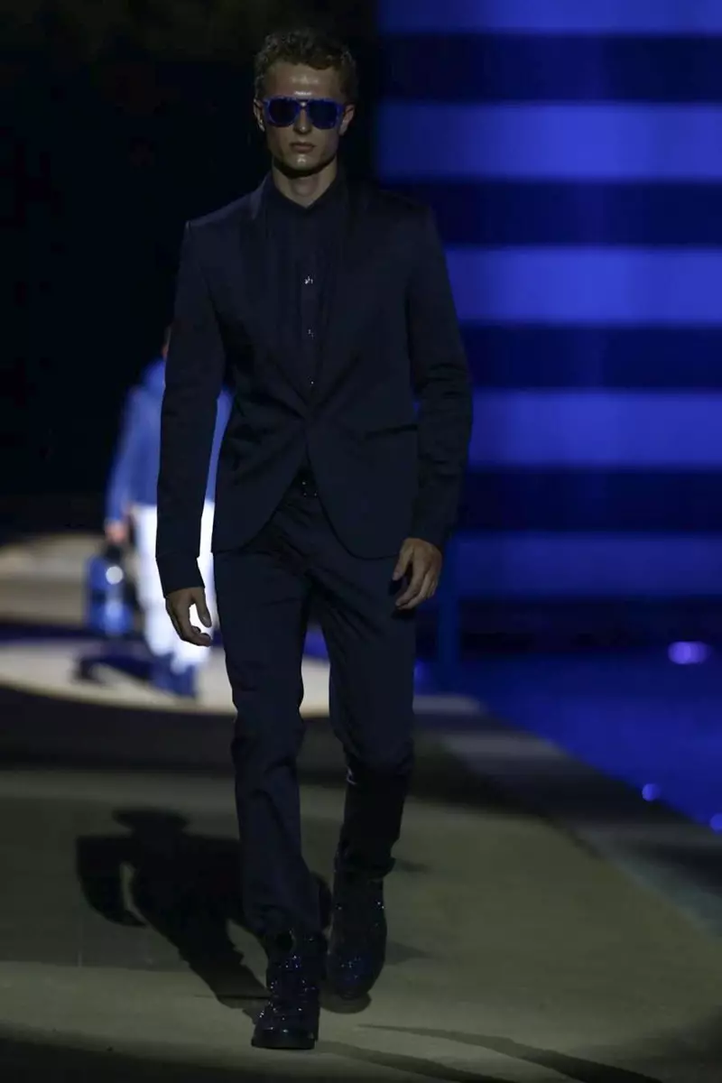 Philipp Plein, Gizonezkoen arropa, Udaberria, 2015, Milango moda desfilea