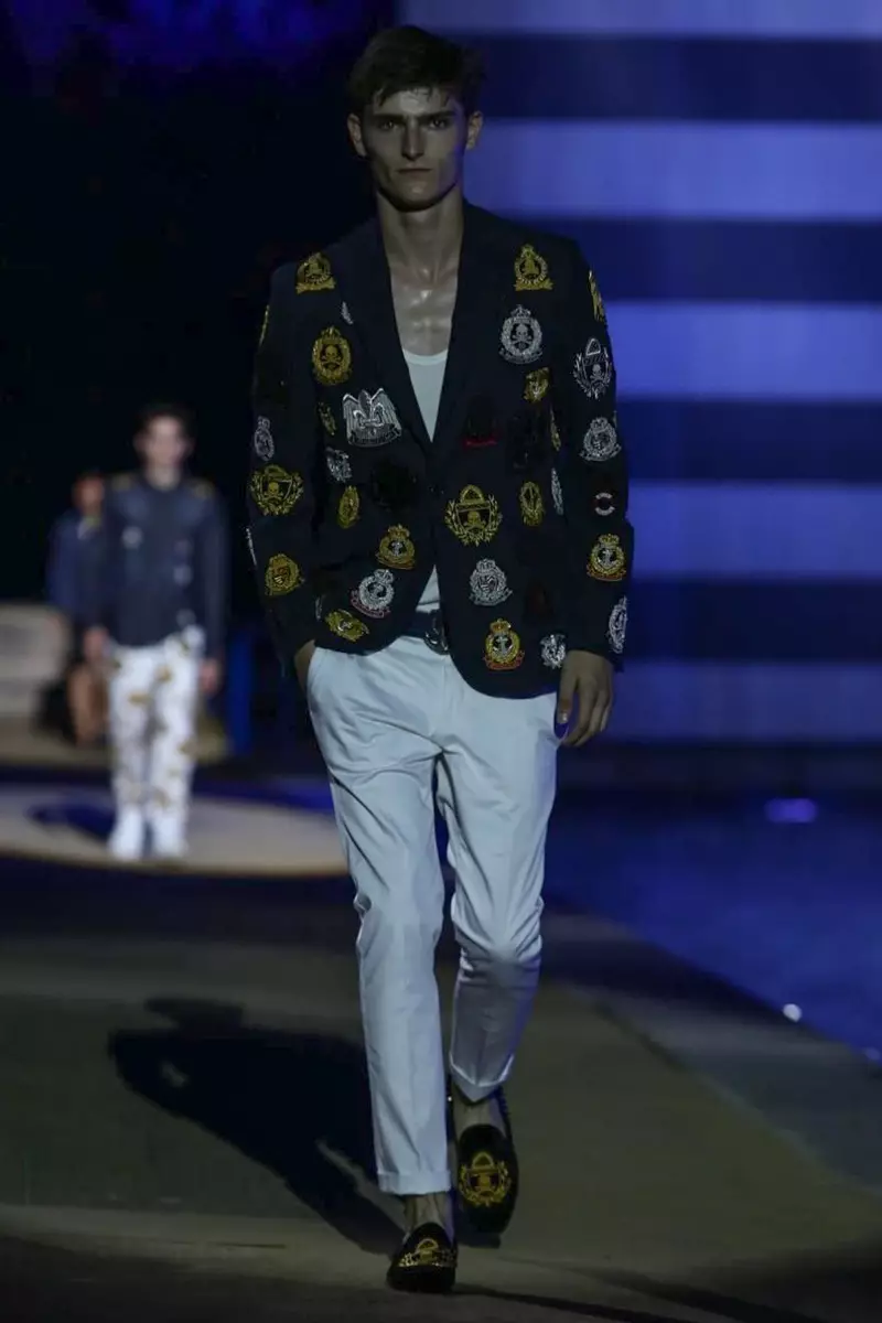 Philipp Plein, Gizonezkoen arropa, Udaberria, 2015, Milango moda desfilea