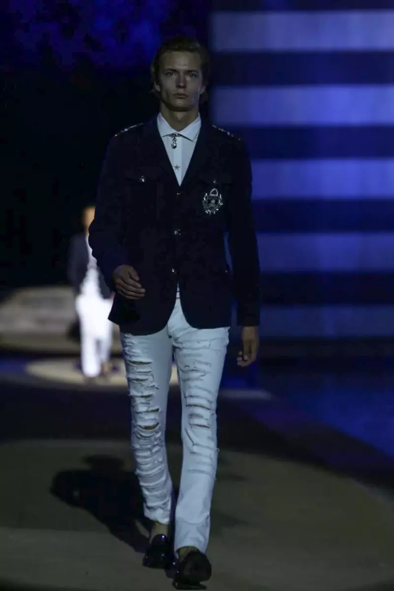 Philipp Plein, Herenkleding, Lente Zomer 2015, Modeshow in Milaan