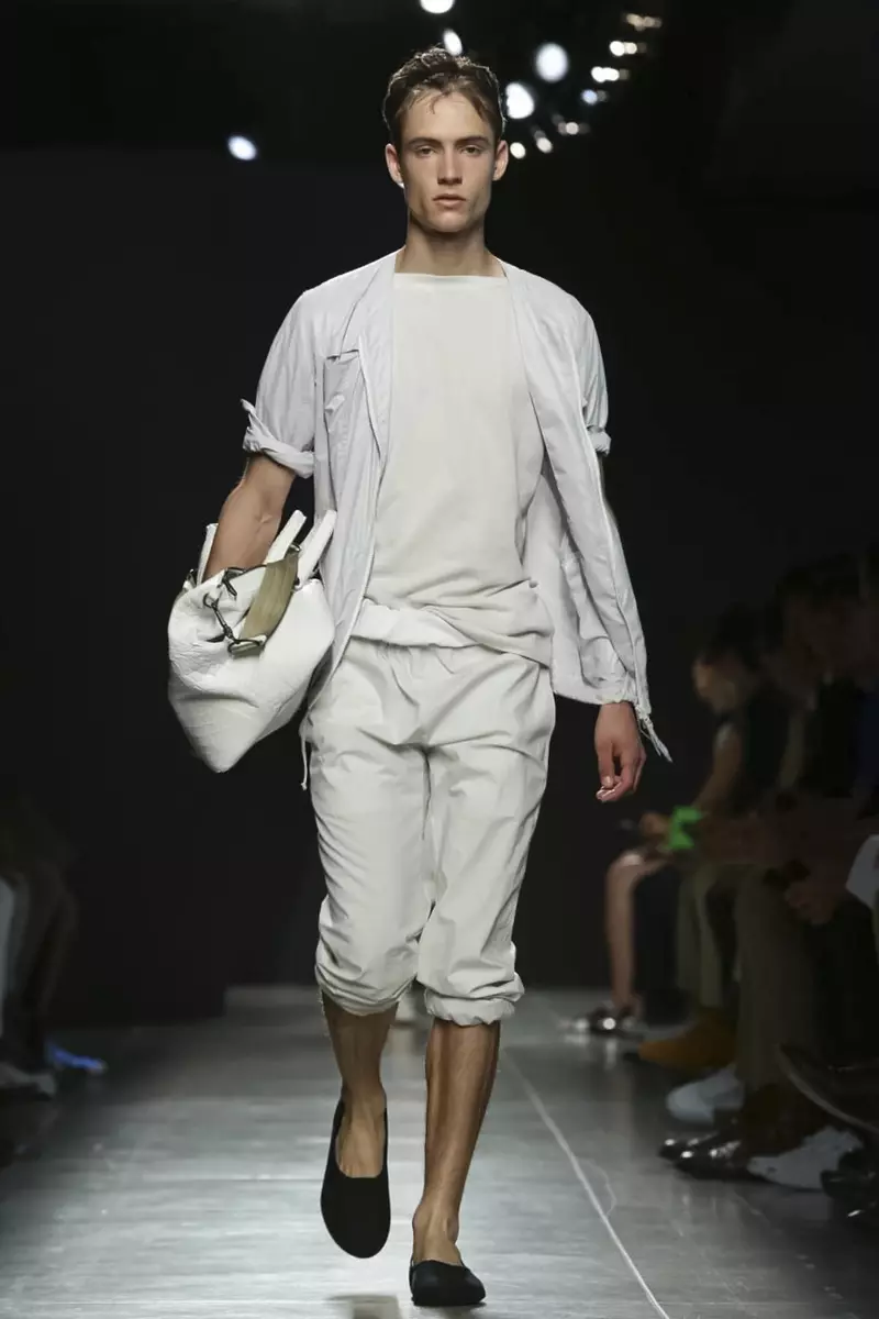 Bottega Veneta moda desfilea, Menswear Collection Collection 2015 Udaberria Milanen