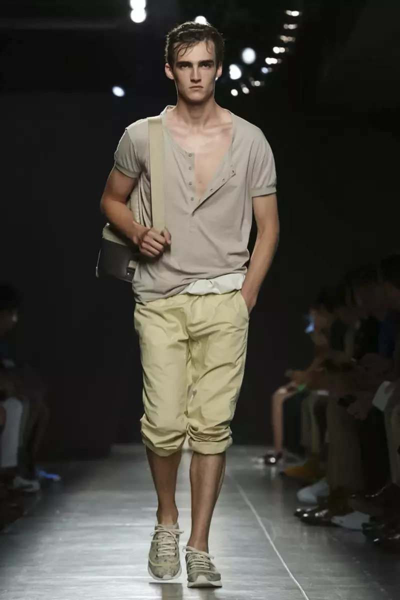 Bottega Veneta moda desfilea, Menswear Collection Collection 2015 Udaberria Milanen