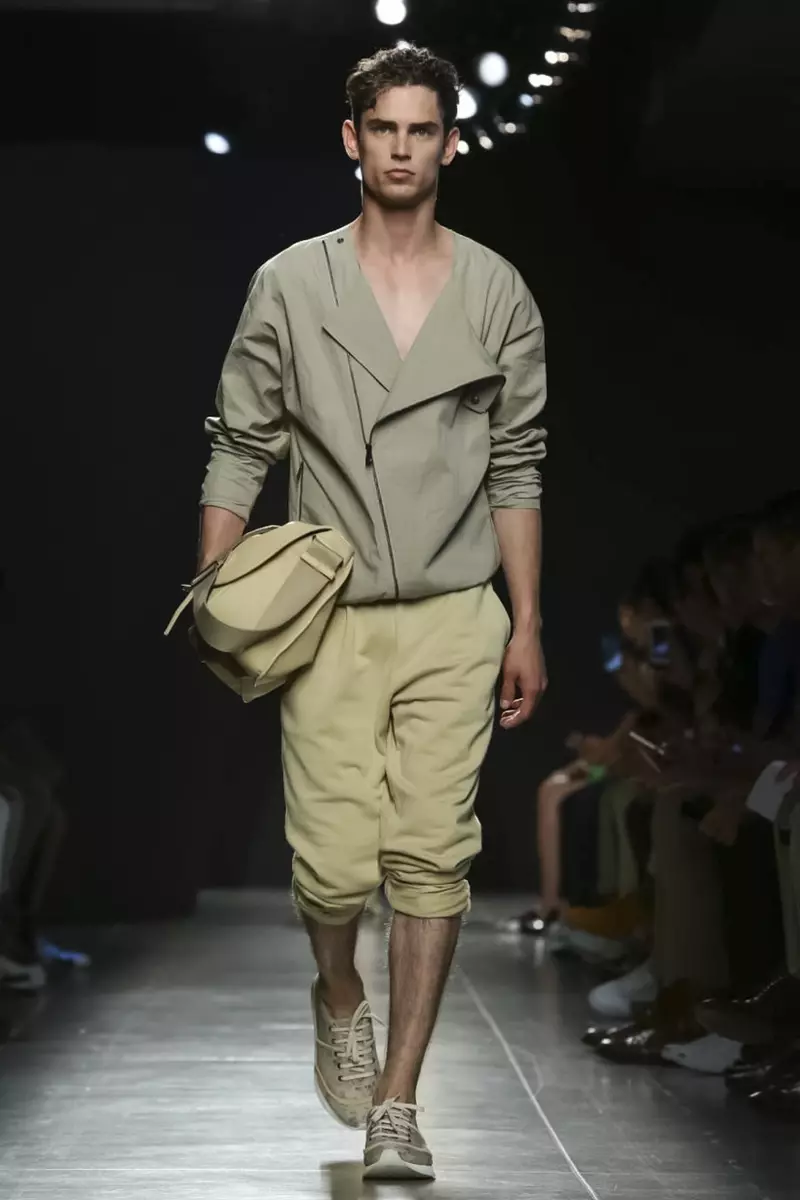 Bottega Veneta moda desfilea, Menswear Collection Collection 2015 Udaberria Milanen