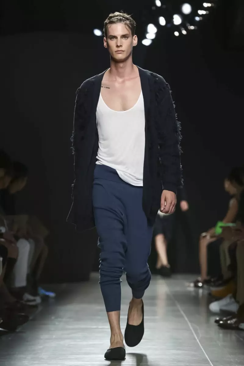 Bottega Veneta moda desfilea, Menswear Collection Collection 2015 Udaberria Milanen