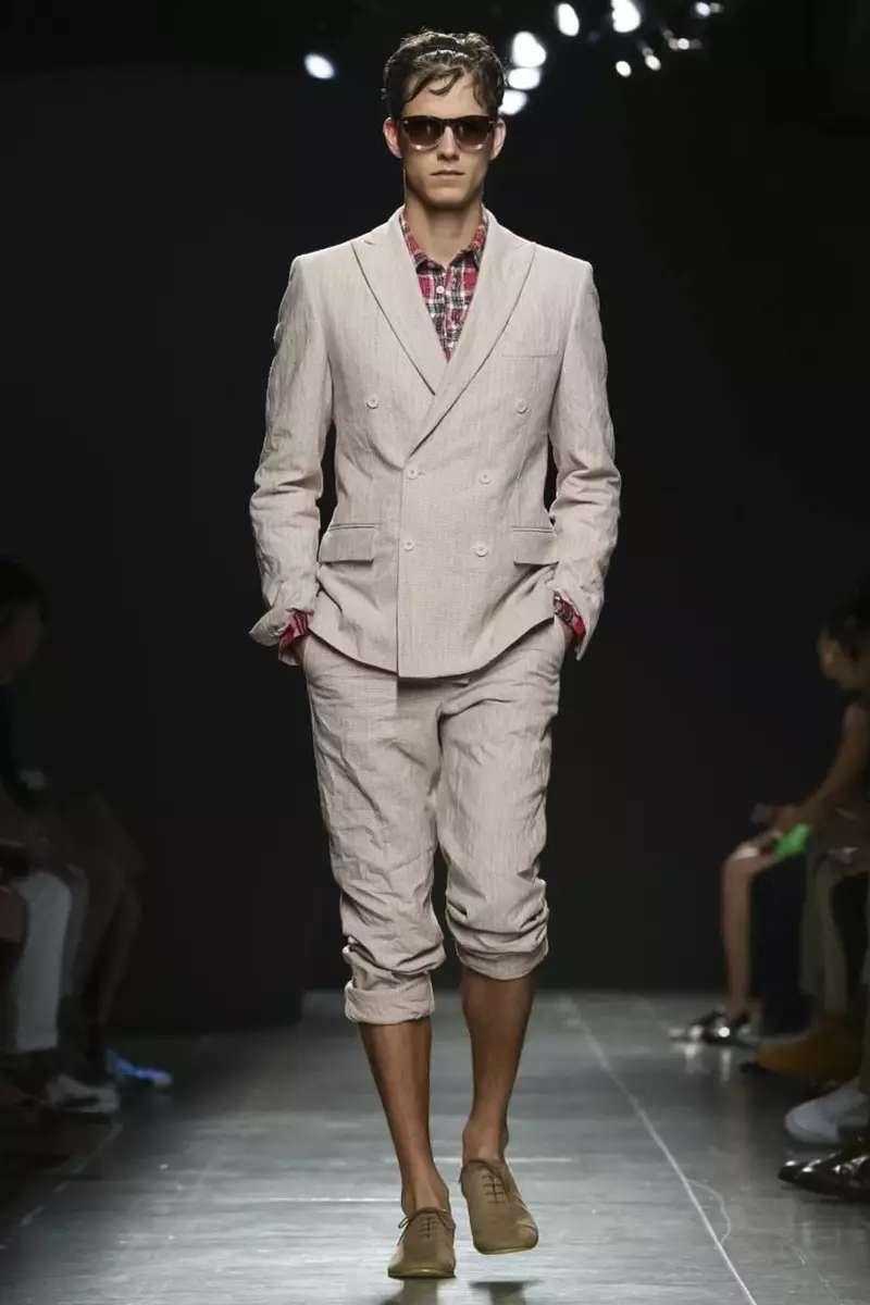 Bottega Veneta moda desfilea, Menswear Collection Collection 2015 Udaberria Milanen