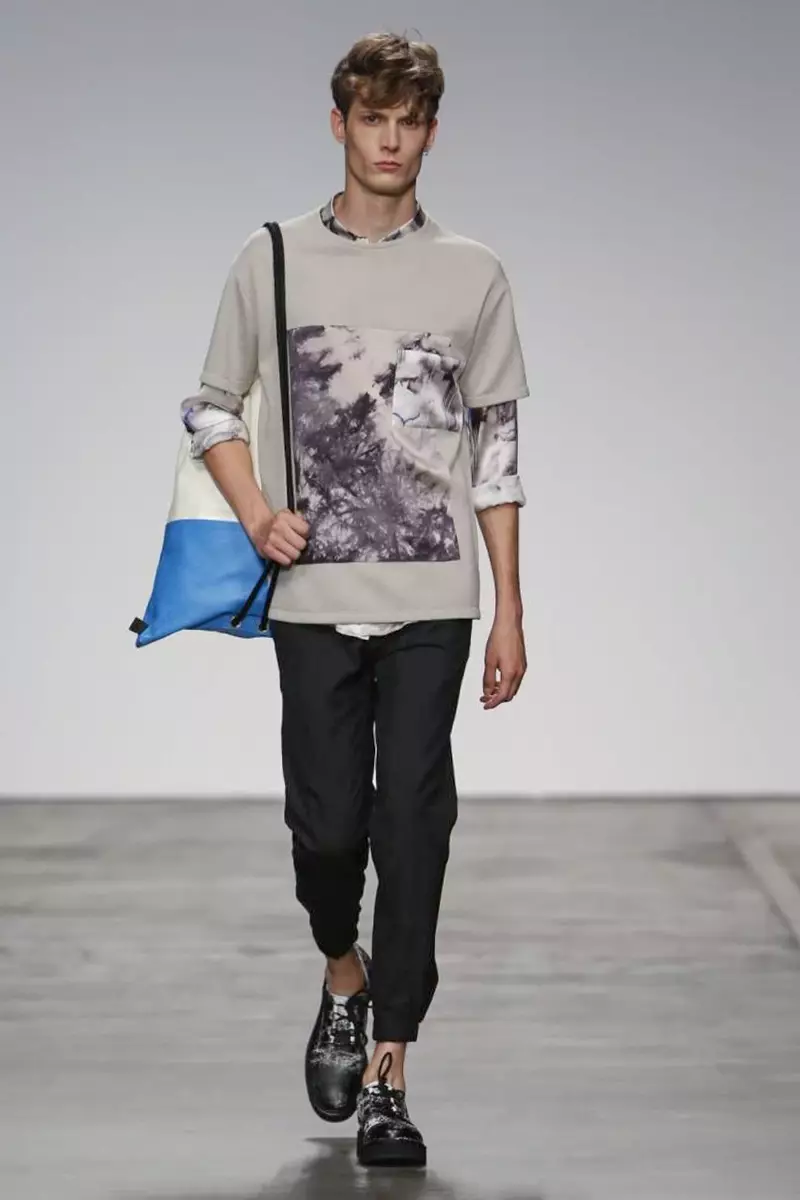 Iceberg, Moda masculina, Primavera Verano, 2015, Desfile de moda en Milán