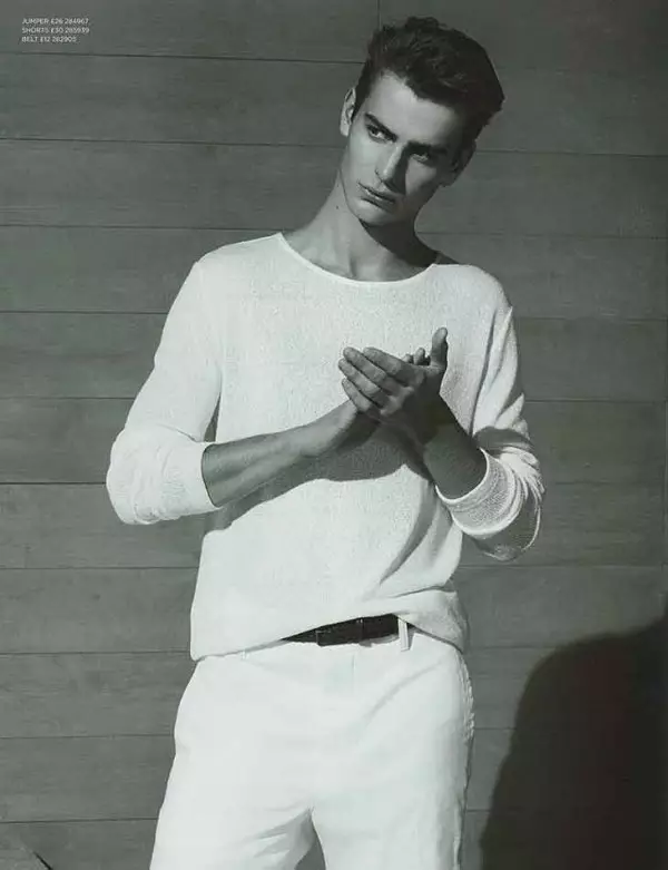 Ben Allen pentru River Island Summer 2015 Magazine - realizat de Rory Van Millingen.