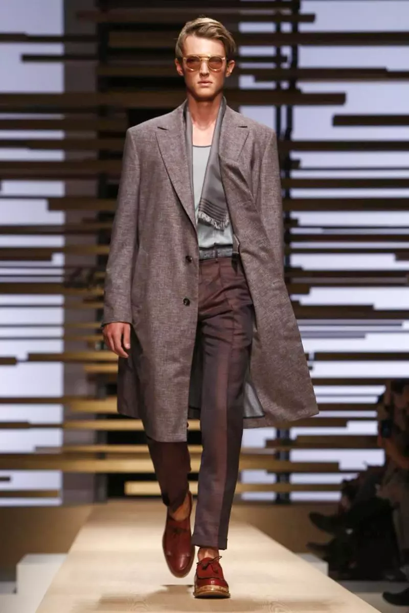 Salvatore Ferregamo, moda masculina, primavera verão de 2015, desfile de moda em Milão