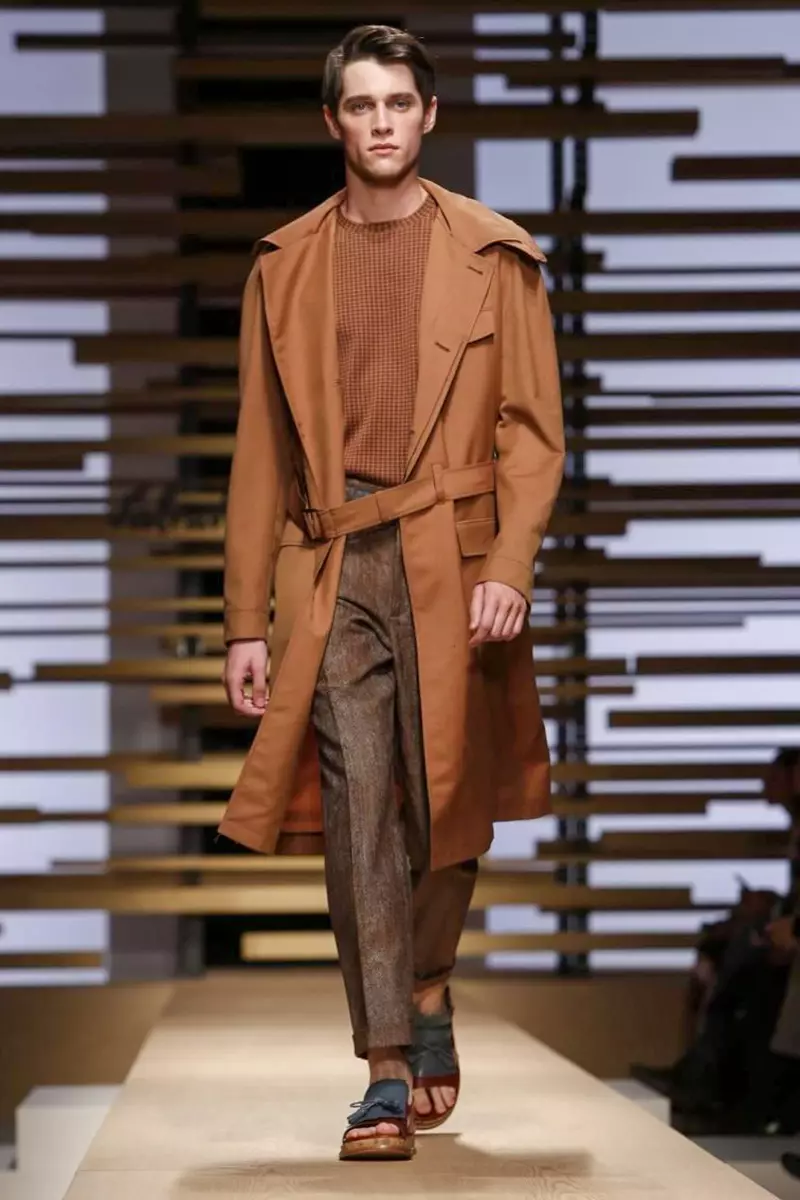 Salvatore Ferregamo, Menswear, Gwanwyn Haf, 2015, Sioe Ffasiwn ym Milan