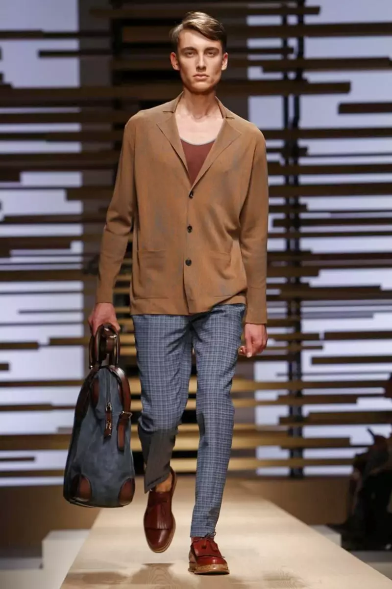 Salvatore Ferregamo, Gizonezkoen arropa, Udaberria, 2015, Milanen Moda Desfilea