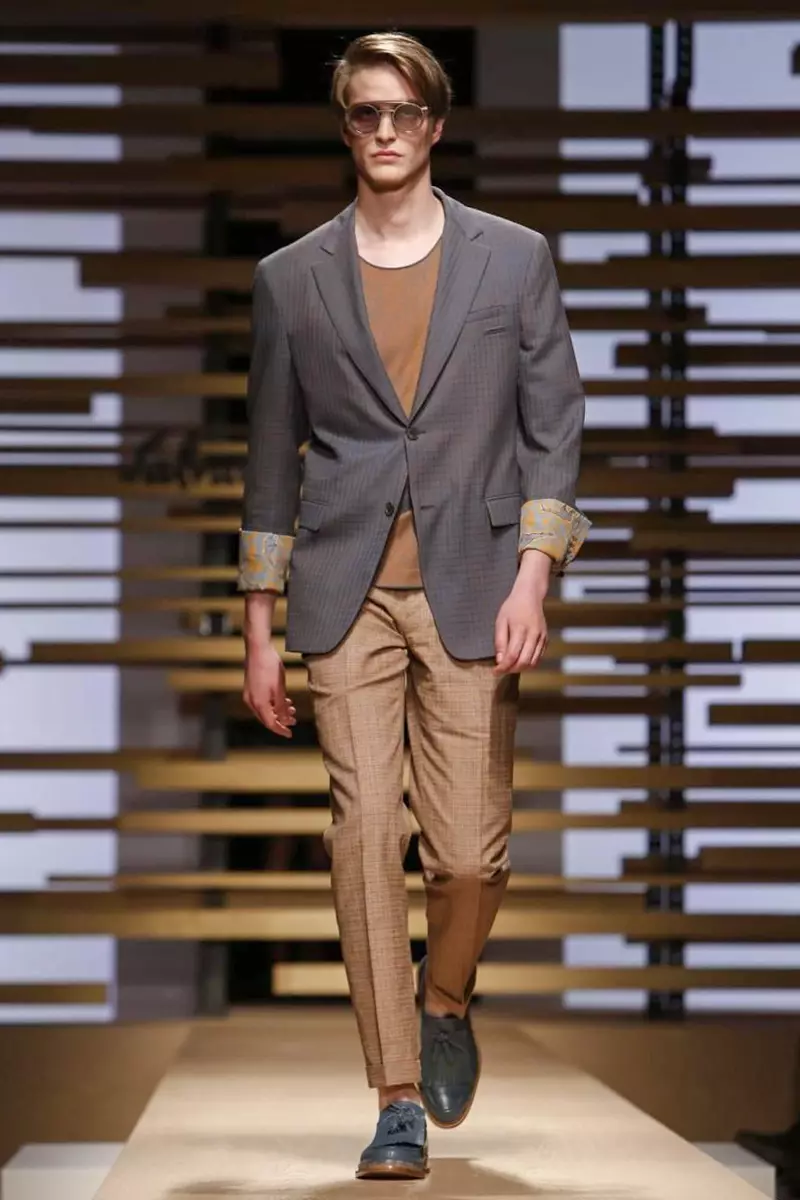 Salvatore Ferregamo, Menswear, Gwanwyn Haf, 2015, Sioe Ffasiwn ym Milan