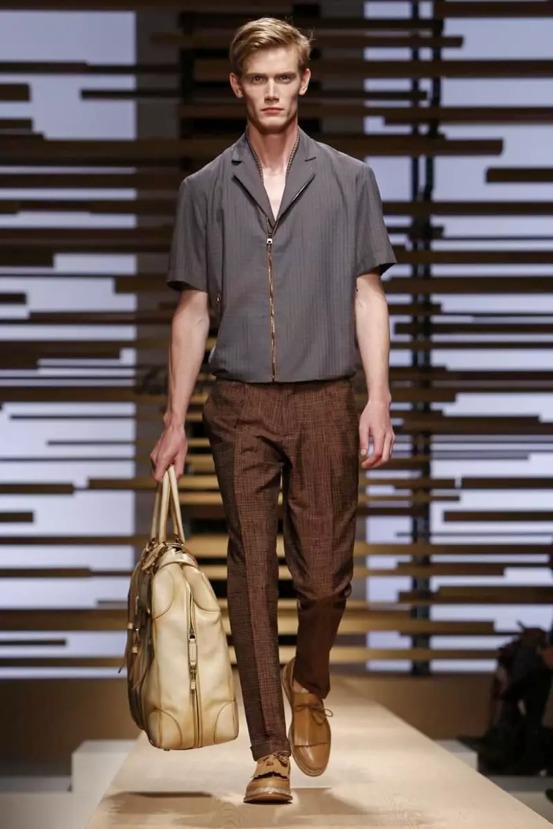 Salvatore Ferregamo, moda masculina, primavera verão de 2015, desfile de moda em Milão