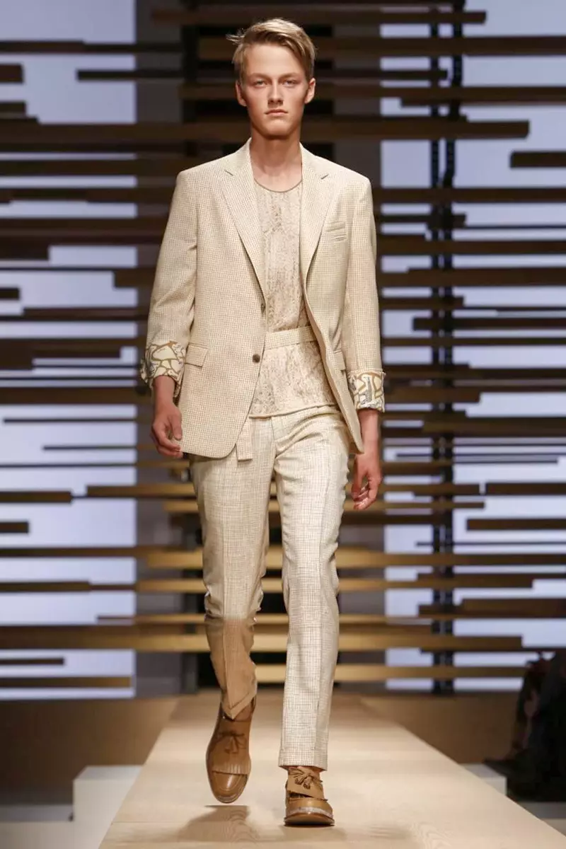 Salvatore Ferregamo, Menswear, Gwanwyn Haf, 2015, Sioe Ffasiwn ym Milan