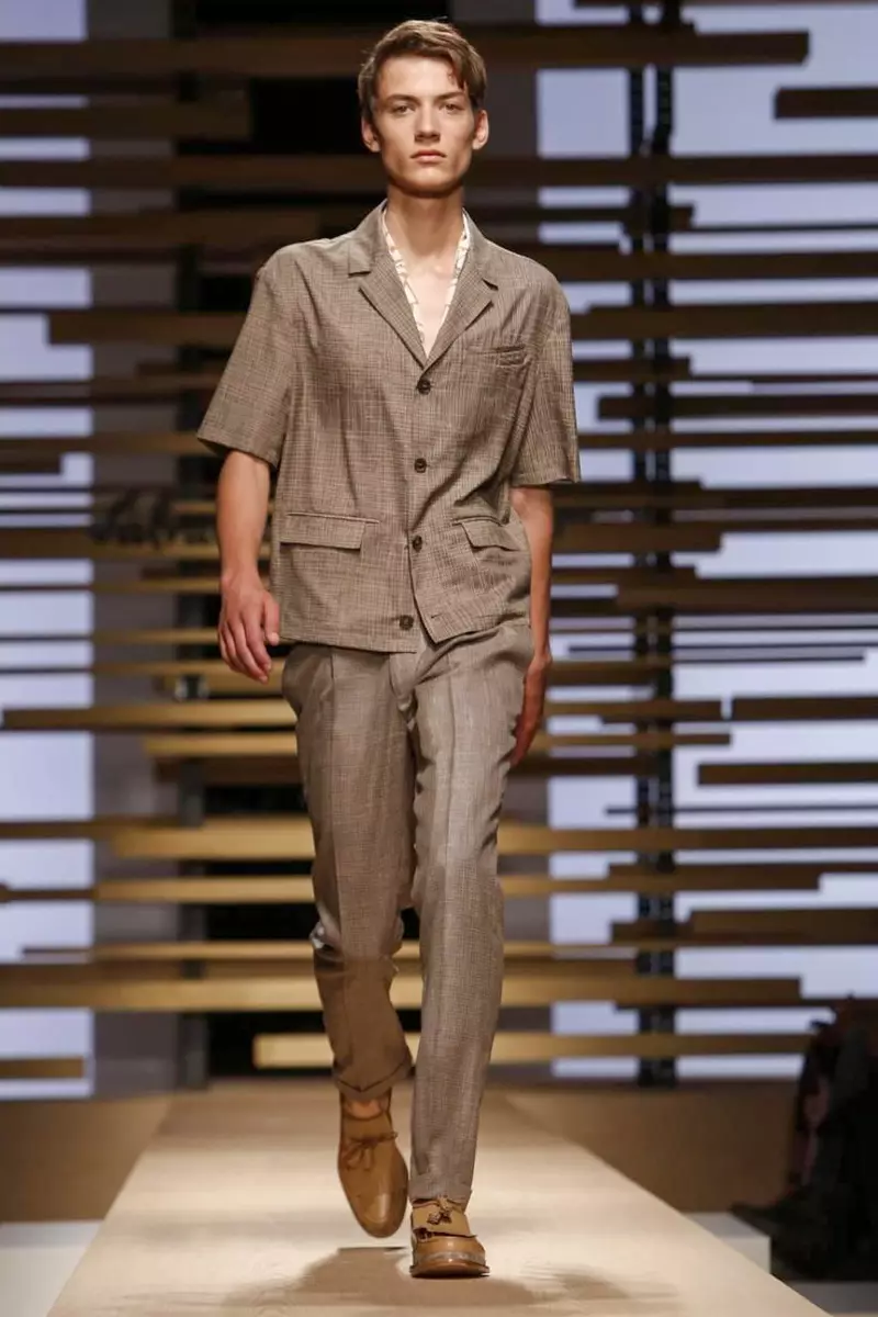 Salvatore Ferregamo, Menswear, Gwanwyn Haf, 2015, Sioe Ffasiwn ym Milan