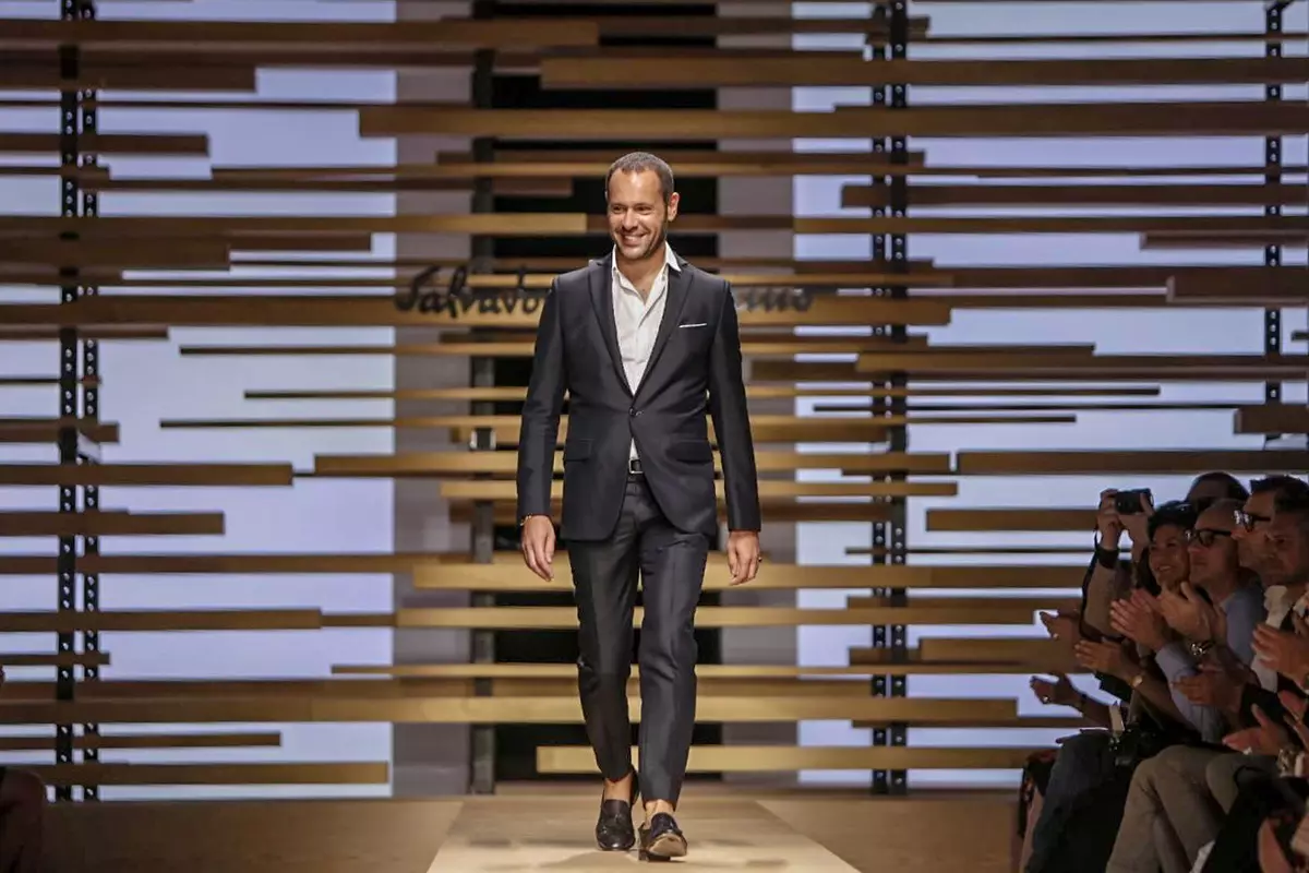 Salvatore Ferregamo, moda masculina, primavera verão de 2015, desfile de moda em Milão